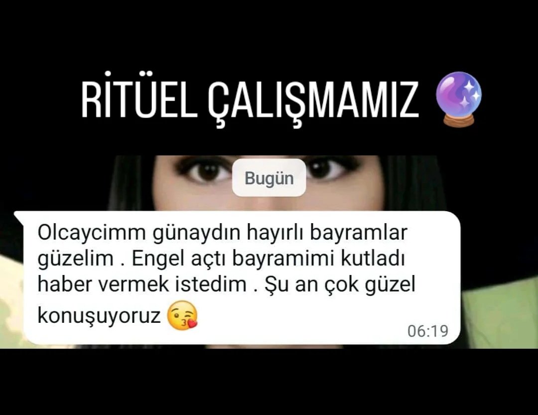 Ritüel Çalışmamızdan ✨