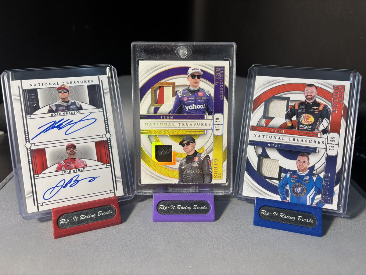 RipItCardBreaks's tweet image. I love that we have a lot more duals in 2024 NT! Dual relics, dual autos, they are all cool!
#dualauto #dualrelic #paniniamerica #nationaltreasures