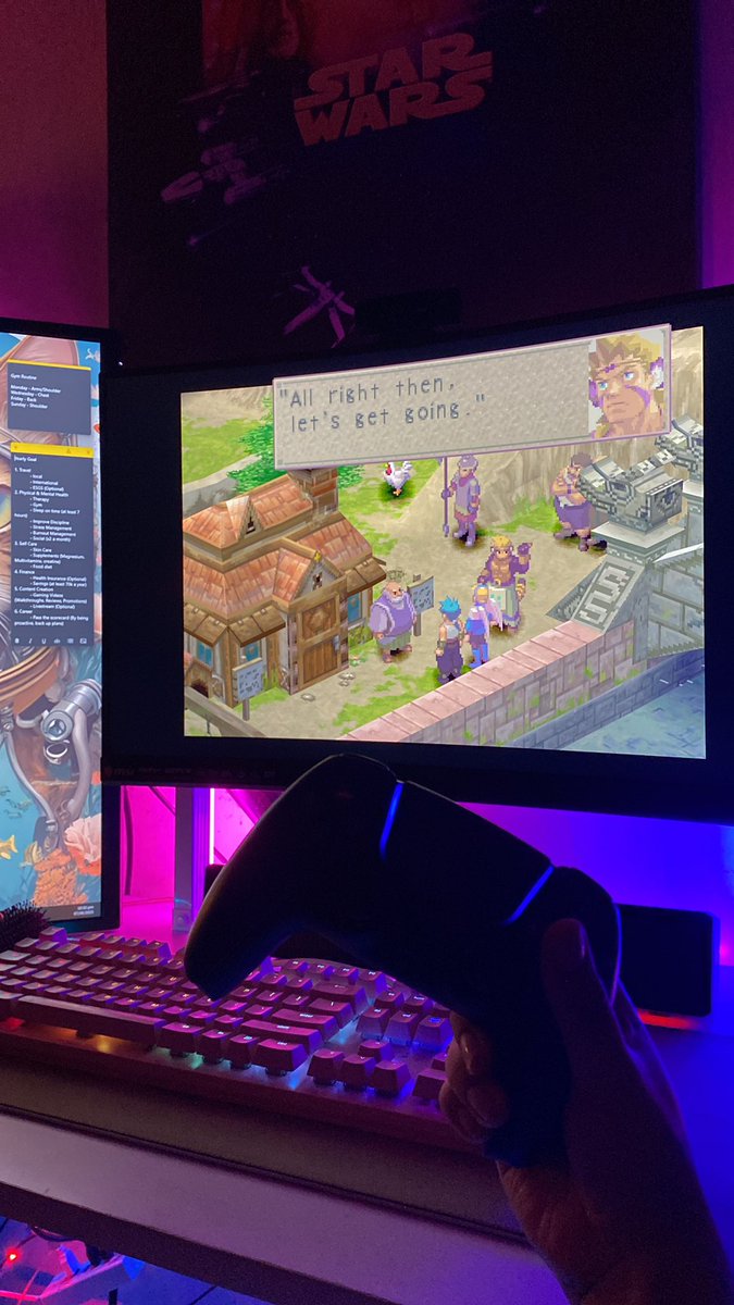NicoChang04's tweet photo. Rainy Weekend here in the Philippines and I love playing classic games such as this Breath of Fire IV. Reminds me of my childhood days whenever it’s rainy, it feels so good to play. https://t.co/aieqTwmGph