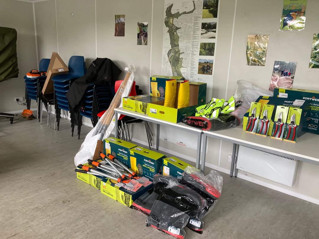 A Heartfelt Thank You to United Utilities for Your Incredible Generosity. 

Today was an exciting day for FoTV as we received a fantastic delivery of tools and equipment, all generously funded by United Utilities Better Rivers Fund.
