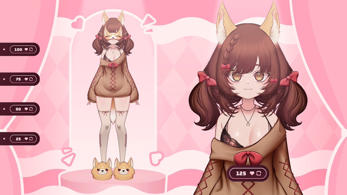 🎀 Comfy Corgi 🎀

We reached the full body+ goal for my new outfit and hairstyle reveal!! Thank you all so much for your engagement!! 

Art: <a href="/LadyNanamiVT/">🌸 Nanami SALE OPEN!🌸</a> 
Rig: <a href="/viicccii1/">🔞viicccii 😈VTUBER RIG coms open ❤️</a> 
Graphic: yoya@kofi

DEBUT: Stay tuned! 
{ #vtuber | #VtuberDebut | #modelreveal }