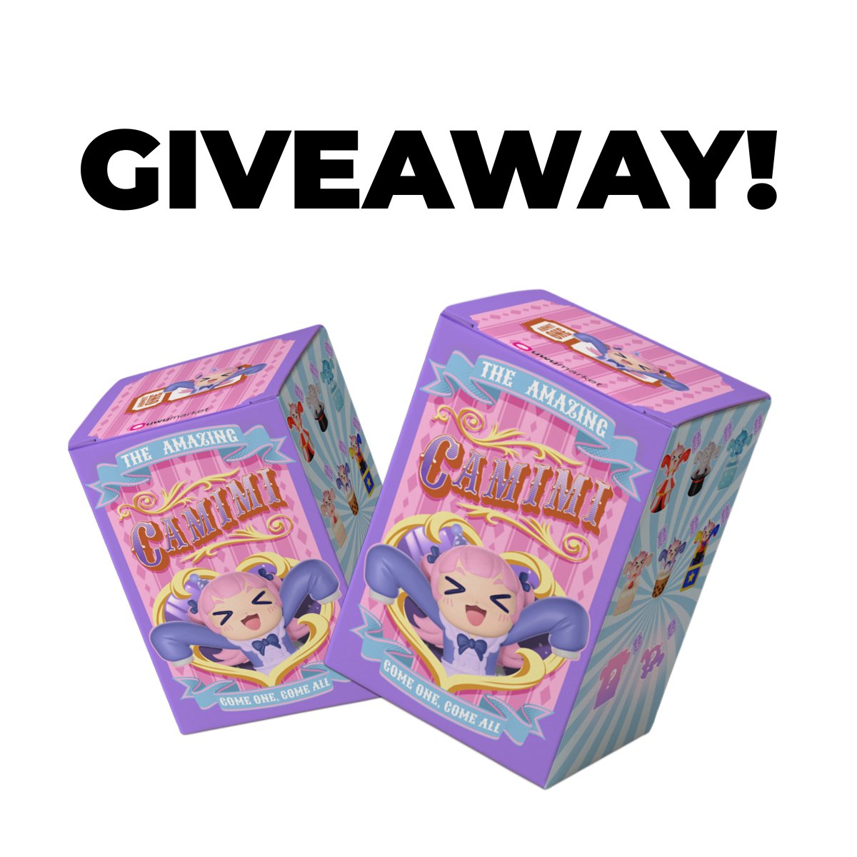 UwU Market (@shopuwumarket) on Twitter photo BLIND BOX GIVEAWAY!
We're giving away a FULL SET of Camimi blind boxes to 3 PEOPLE!
To enter:
1. Repost this post
2. Follow <a href="/shopuwumarket/">UwU Market</a>
3. Follow <a href="/cumilq/">camila ๐ ๐ฅ</a>!
3 Winners will be announced 6/10/25!
Just for fun, comment what your favorite figure in the set is! BLIND BOX GIVEAWAY!
We're giving away a FULL SET of Camimi blind boxes to 3 PEOPLE!
To enter:
1. Repost this post
2. Follow <a href="/shopuwumarket/">UwU Market</a>
3. Follow <a href="/cumilq/">camila ๐ ๐ฅ</a>!
3 Winners will be announced 6/10/25!
Just for fun, comment what your favorite figure in the set is!