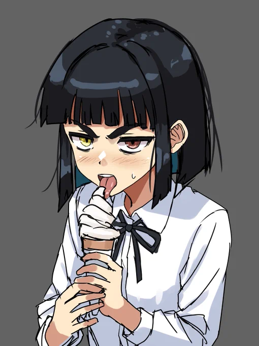 舌のイラスト描きたくなったのでらくがき。 カワヨ