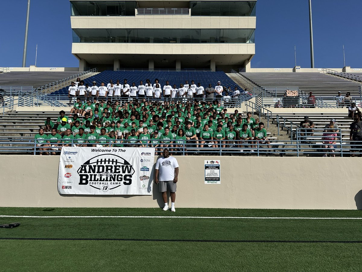 Kam Dyer (@thekamdyer) on Twitter photo Andrew Billings is back in Waco hosting his annual football camp. We’ll have more on <a href="/KWKTFOX44/">KWKT FOX 44</a>. Andrew Billings is back in Waco hosting his annual football camp. We’ll have more on <a href="/KWKTFOX44/">KWKT FOX 44</a>.