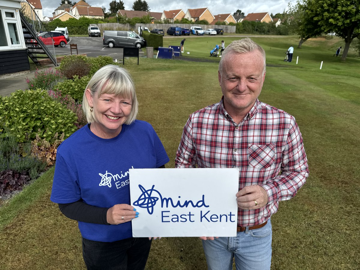 Charity campaigner Richard Leitch is staging a golf day this autumn to raise funds for East Kent Mind.

This year Richard hopes more than £10k will be raised for East Kent Mind. The golf day is already a sell-out with 128 players signed-up.

Read story: eastkentmind.org.uk/amazing-golf-d…