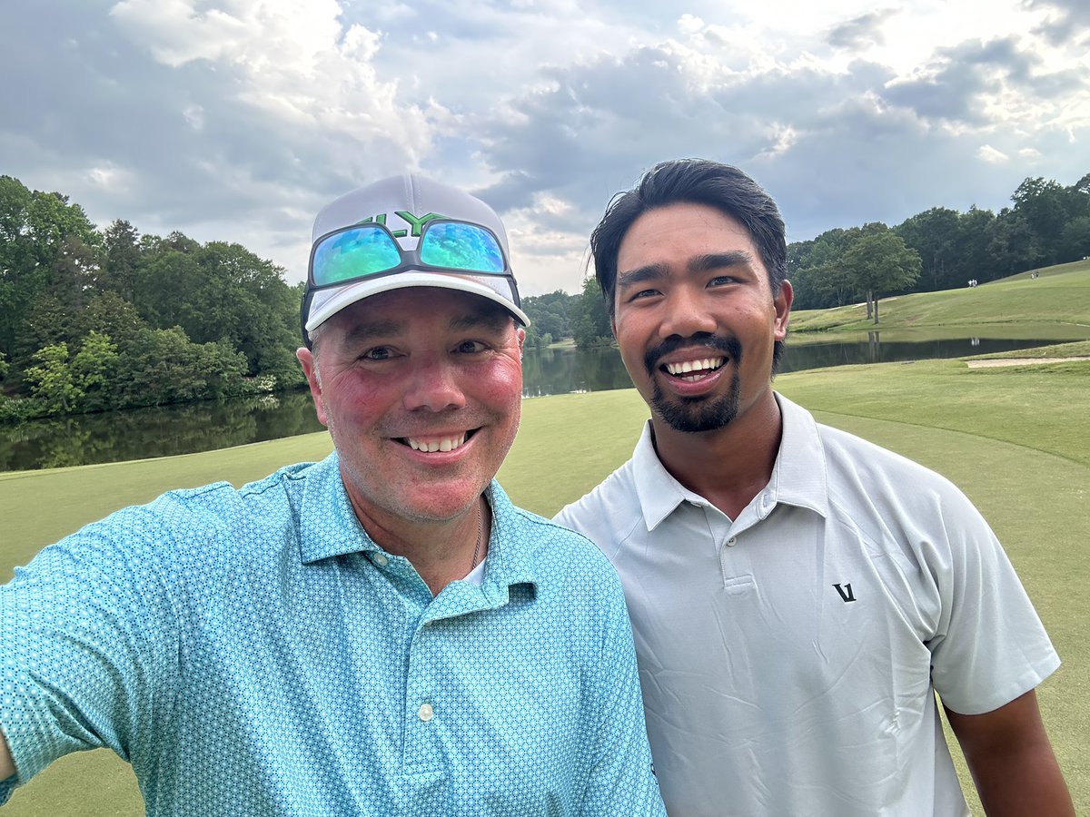 Danny Brown (@thundacat830) on Twitter photo Great day 2 in the books, was a pleasure getting to spend time with these 2 pros, amazing and humble guys, no doubt we will se them on the next level. Thank you <a href="/BMWCharityProAm/">BMW Charity Pro-Am presented by TD SYNNEX</a> <a href="/Thornbladeclub/">Thornblade Club</a> <a href="/carolina_club/">CarolinaCountryClub</a> <a href="/mcgoverngolfer/">Mike McGovern</a> <a href="/HoelzerTracker/">Brandon Hoelzer Tracker</a> <a href="/CombatDonna/">Donna L Brown</a> <a href="/KornFerryTour/">Korn Ferry Tour</a> Great day 2 in the books, was a pleasure getting to spend time with these 2 pros, amazing and humble guys, no doubt we will se them on the next level. Thank you <a href="/BMWCharityProAm/">BMW Charity Pro-Am presented by TD SYNNEX</a> <a href="/Thornbladeclub/">Thornblade Club</a> <a href="/carolina_club/">CarolinaCountryClub</a> <a href="/mcgoverngolfer/">Mike McGovern</a> <a href="/HoelzerTracker/">Brandon Hoelzer Tracker</a> <a href="/CombatDonna/">Donna L Brown</a> <a href="/KornFerryTour/">Korn Ferry Tour</a>