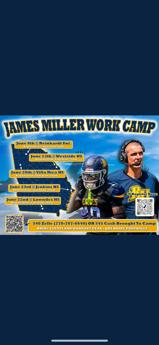 Branson Adams (@bran0912y) on Twitter photo Thank you <a href="/CoachHennes/">Tyler Hennes</a> for inviting me to the <a href="/Reinhardt_Univ/">Reinhardt University</a> specialist camp!! Excited to put some work in <a href="/CoachTommyAtha/">Tommy Atha</a> <a href="/Coach_ZachyV/">Coach Zach Valentine</a> <a href="/KohlsKicking/">Kohl's Kicking Camps</a> Thank you <a href="/CoachHennes/">Tyler Hennes</a> for inviting me to the <a href="/Reinhardt_Univ/">Reinhardt University</a> specialist camp!! Excited to put some work in <a href="/CoachTommyAtha/">Tommy Atha</a> <a href="/Coach_ZachyV/">Coach Zach Valentine</a> <a href="/KohlsKicking/">Kohl's Kicking Camps</a>