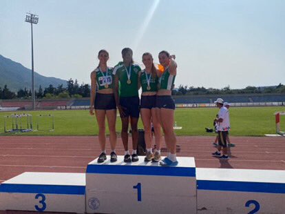 ⚡️Gold For Jennifer ⚡️

Massive congratulations to Jennifer Sawyer on a super achievement after she secured a magnificent Gold in the 400mh at the CSIT World Sports Games in Greece 👏🎉🎊