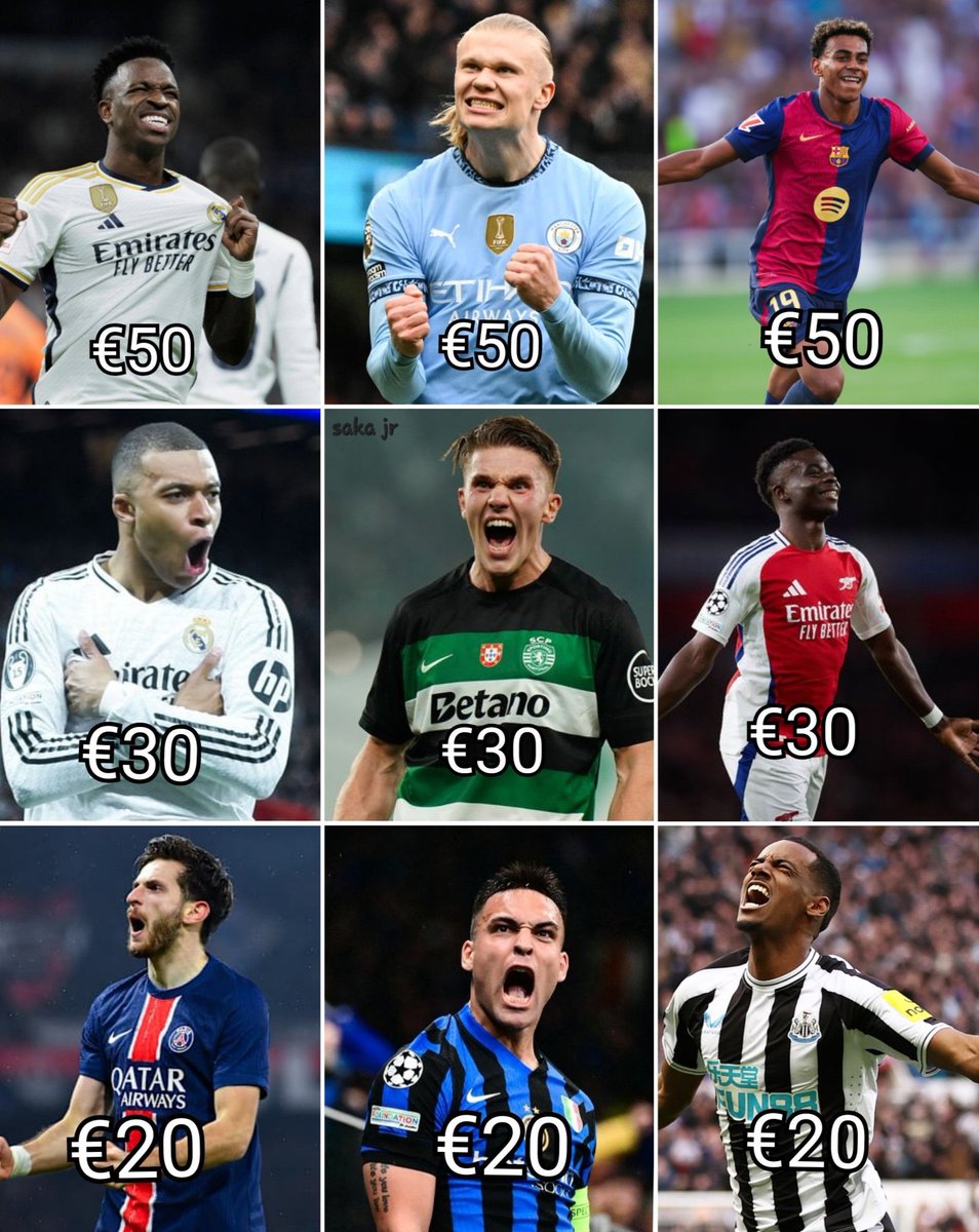 Build ur attacking trio, you have €100

+€10 if you retweet ♻
