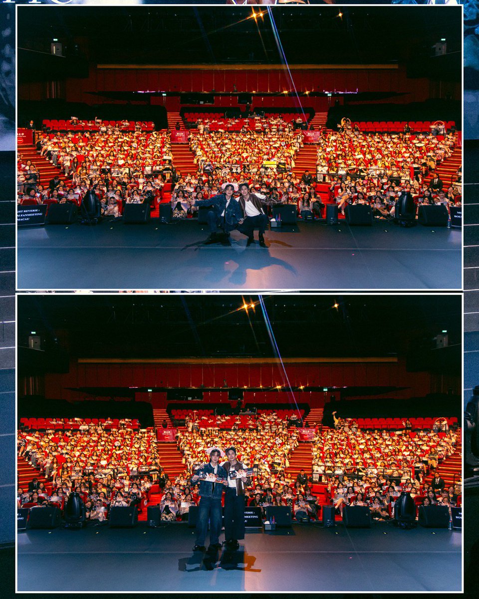GMMTV's tweet photo. 真的太開心了，每一位粉絲都十分可愛，感謝大家今天來見我們 🥰，我們下次還要再見面哦～ 🥳❤️🩵

ชื่นใจสุดๆ แฟนๆ ทุกคนน่ารักกันมากๆ ขอบคุณที่ตั้งใจมาเจอกับพวกเรานะครับ 🥰 หวังว่าจะเจอกันใหม่ในโอกาสหน้านะครับ 🥳❤️🩵

#BounPremFMinMacau
#GMMTV https://t.co/SDnzTrmd0e