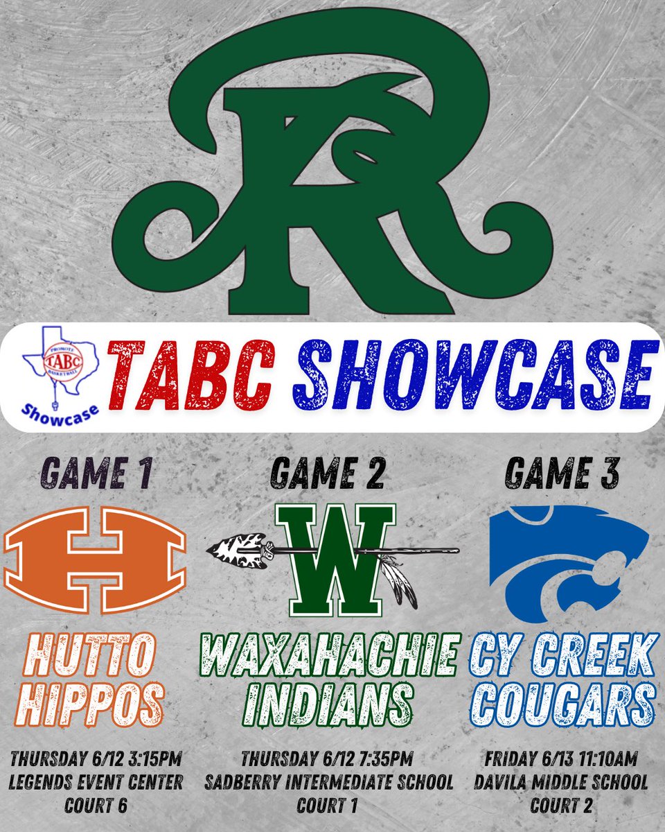 Excited for the opportunity to compete in the 2025 TABC Showcase! Here is our schedule of games for this year’s event!

#StrikeEm🐍