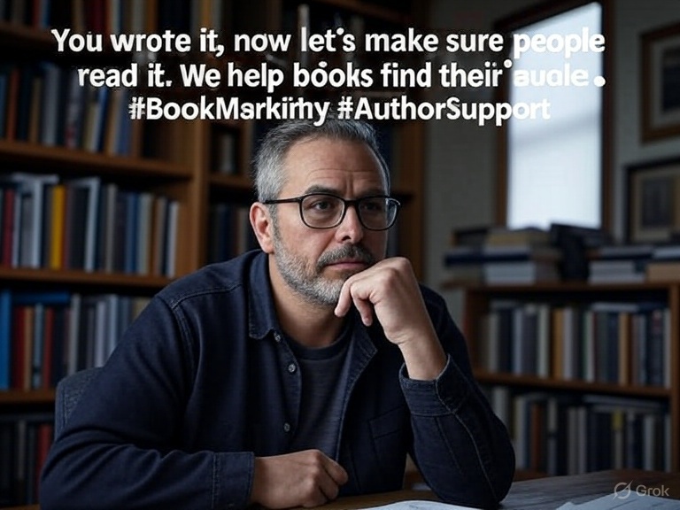 📚 Are you an author struggling to get your book seen? You wrote it  now let’s make sure people read it. We help books find their audience. #BookMarketing #AuthorSupport