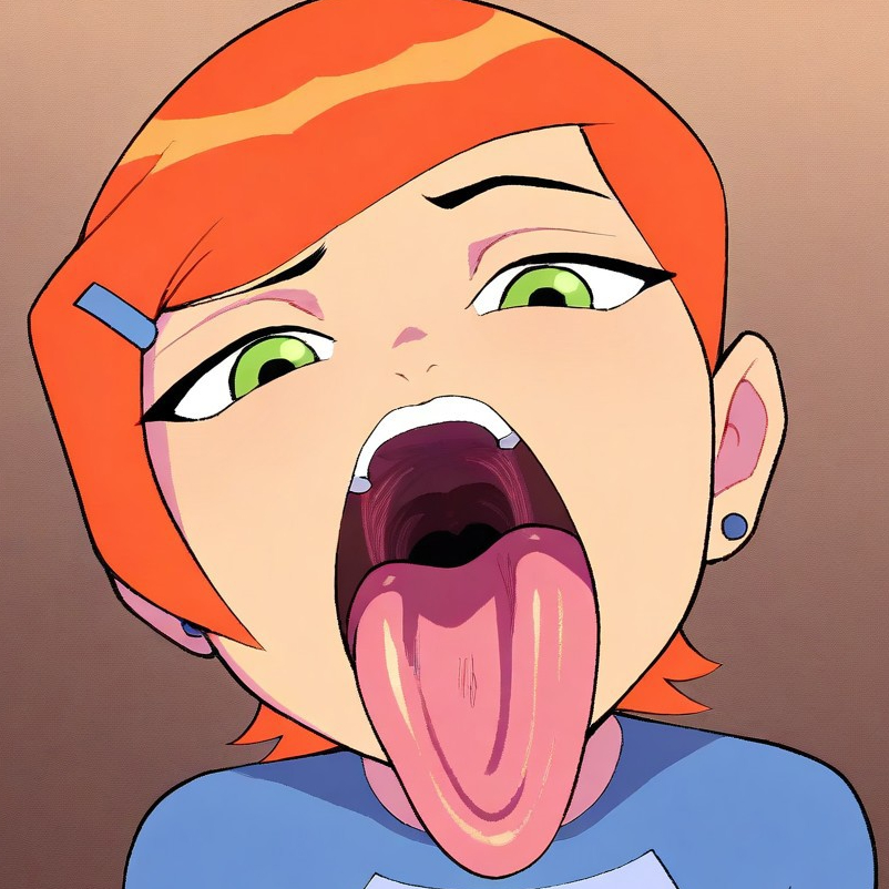 Jboy3005's tweet photo. AI-generated images: mawshot of female characters (comic book &amp; cartoon)
#TeenTitans #Marvel #Ben10 #AvatarTheLastAirbender #Tongue #Mawshot #Uvula https://t.co/YcK47gvhva