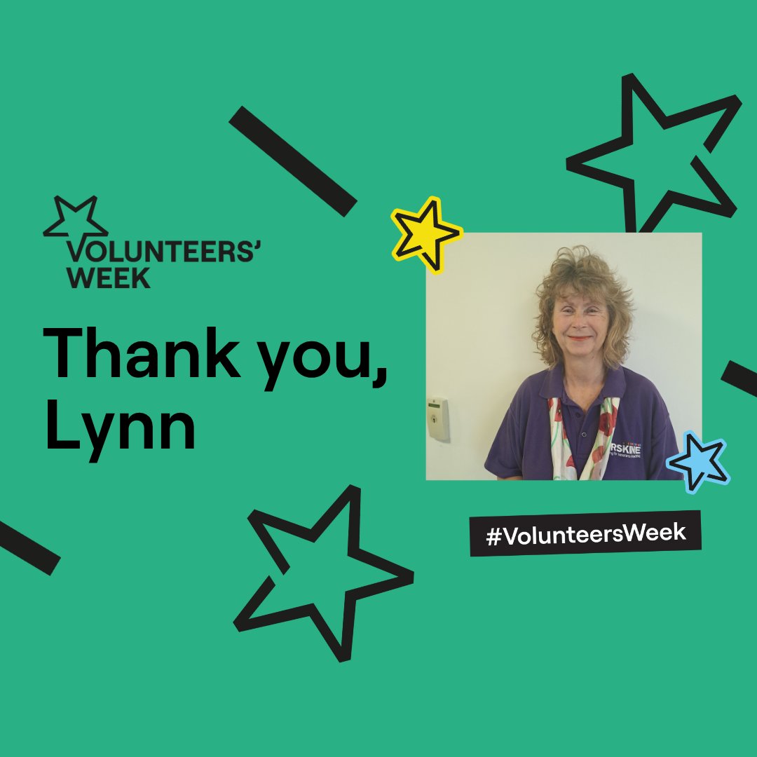 Erskine Veterans Charity (@erskinecharity) on Twitter photo We're celebrating #VolunteersWeek 👏
Lynn worked at Erskine Edinburgh and wanted to continue to support our residents even after leaving, so joined us a volunteer, where she helps out with activities and supports fundraising efforts.
To volunteer: volunteering@erskine.org.uk We're celebrating #VolunteersWeek 👏
Lynn worked at Erskine Edinburgh and wanted to continue to support our residents even after leaving, so joined us a volunteer, where she helps out with activities and supports fundraising efforts.
To volunteer: volunteering@erskine.org.uk
