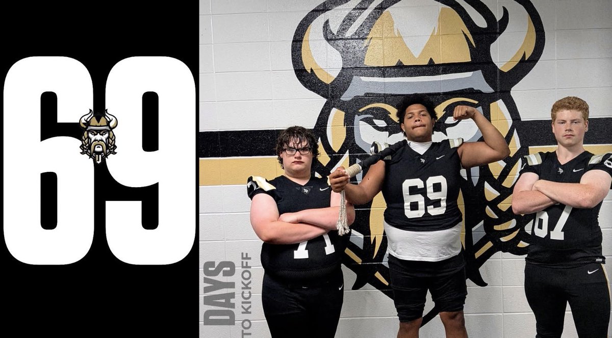 69 Days until kickoff 🖤💛
#JHS #Jasper #VikingFootball #LockedIn