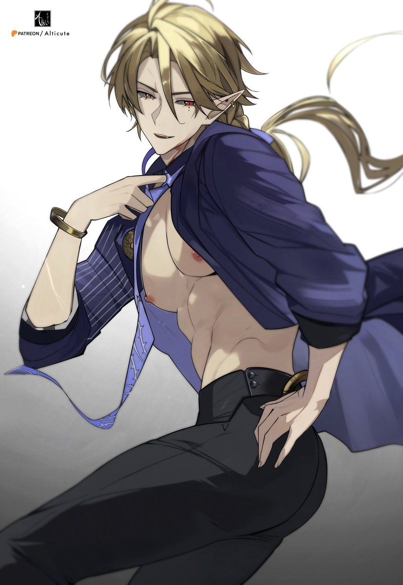 Alticute1's tweet image. I love big chests what can I say 😔 #hugo #zzz #ZenlessZoneZero