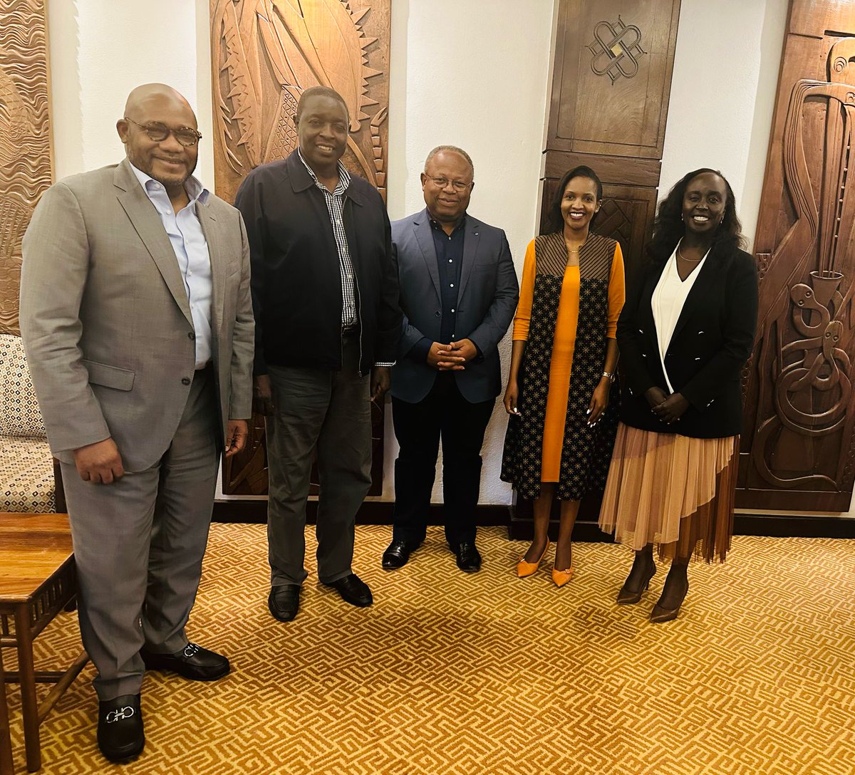 CPF Group (@cpfkenya) on Twitter photo Our Group Managing Director, Dr. <a href="/HoseaKili/">Dr. Hosea Kili, MBS</a>, and our Executive Director, CPF Capital & Advisory, <a href="/thuo_mercy/">Mercy Thuo</a>, met with the Group CEO of Africa50, Mr. Alain Ebobissé, for a highly engaging and productive session. Our Group Managing Director, Dr. <a href="/HoseaKili/">Dr. Hosea Kili, MBS</a>, and our Executive Director, CPF Capital & Advisory, <a href="/thuo_mercy/">Mercy Thuo</a>, met with the Group CEO of Africa50, Mr. Alain Ebobissé, for a highly engaging and productive session.