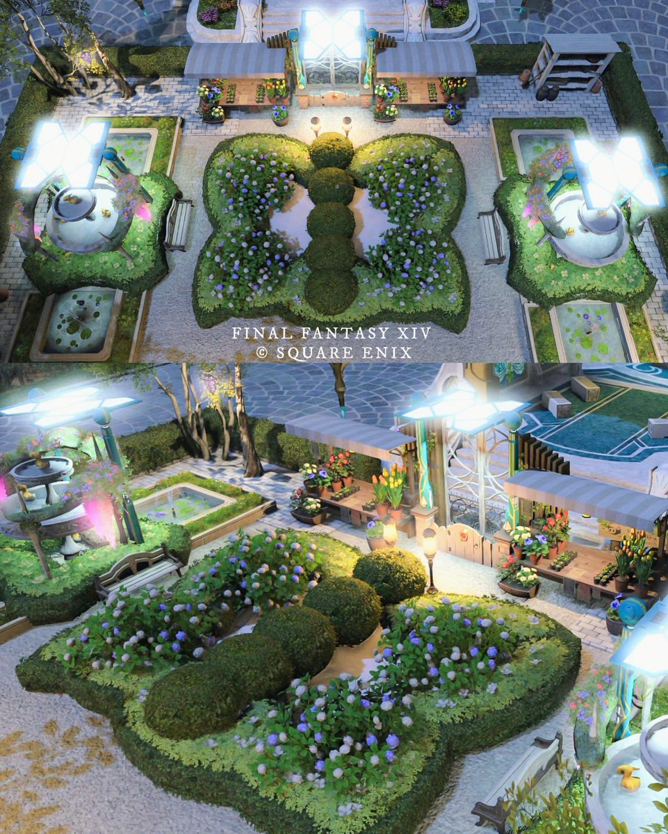 lillalulilla's tweet photo. 無人島ハウジング🏝
｢蝶々｣ 🦋*゜
#FF14
#kacROOMhouse https://t.co/FpXNOMHL6M