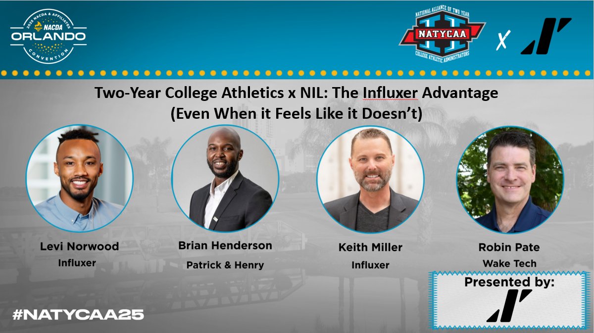 NATYCAA2's tweet image. To round out the day, we're talking about the @INFLUXERAPP advantage.
馃搷11 am in New Orleans/New York
#NATYCAA25