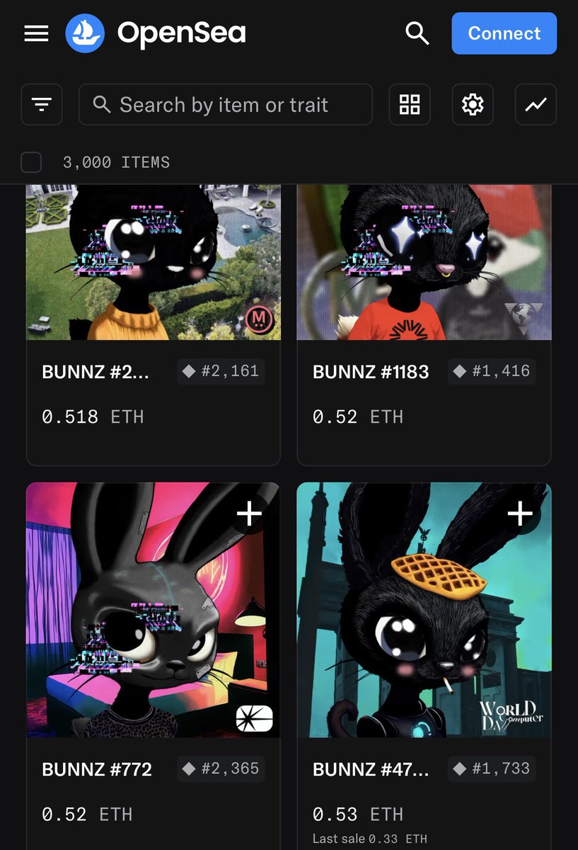 my entire timeline is <a href="/badbunnz_/">Bad Bunnz</a> 🐰

the floor is on <a href="/MagicEden/">Magic Eden 🪄</a> since we fully aggregate other marketplaces