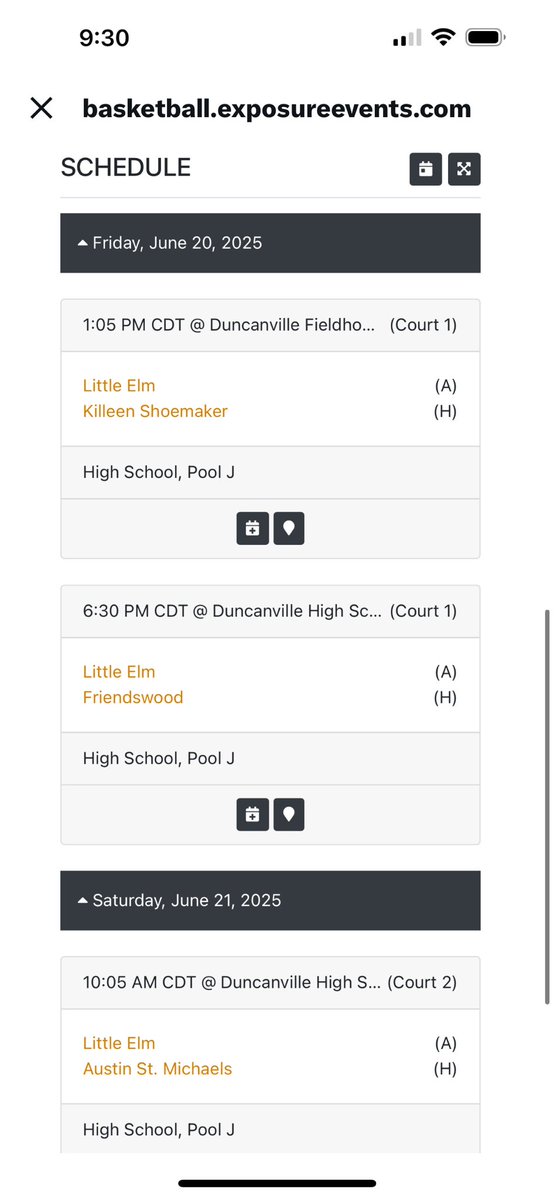 Ian Berry (@ianbeast35) on Twitter photo My TABC showcase basketball schedule 6/20 - 6/22 at Duncanville High school
<a href="/LEBoysLoboHoops/">Little Elm Boys Basketball</a> <a href="/FlashElite2/">Flash! Elite - AE5 TX, Adidas Program</a> <a href="/CoachCGalyean/">Clint Galyean</a> <a href="/CoachDGalyean/">Doug Galyean Ŧ</a> <a href="/Lane_Osenn/">Lane Senn</a> <a href="/CoachVinayPatel/">Vinay Patel</a> <a href="/TathDak/">Tath Dak</a> <a href="/Josh_Mills/">Josh Mills</a> <a href="/LangstonLionMBB/">Langston University Men’s Basketball</a> <a href="/WBUBasketball/">Wayland Baptist Basketball</a> <a href="/AngeloStateMBB/">Angelo State MBB</a> <a href="/TexasHoopsGASO/">TexasHoops/GASO 🔗</a> <a href="/GASOClips/">GASO Clips</a> <a href="/GASOMass/">Ryan Massad 🔎</a> My TABC showcase basketball schedule 6/20 - 6/22 at Duncanville High school
<a href="/LEBoysLoboHoops/">Little Elm Boys Basketball</a> <a href="/FlashElite2/">Flash! Elite - AE5 TX, Adidas Program</a> <a href="/CoachCGalyean/">Clint Galyean</a> <a href="/CoachDGalyean/">Doug Galyean Ŧ</a> <a href="/Lane_Osenn/">Lane Senn</a> <a href="/CoachVinayPatel/">Vinay Patel</a> <a href="/TathDak/">Tath Dak</a> <a href="/Josh_Mills/">Josh Mills</a> <a href="/LangstonLionMBB/">Langston University Men’s Basketball</a> <a href="/WBUBasketball/">Wayland Baptist Basketball</a> <a href="/AngeloStateMBB/">Angelo State MBB</a> <a href="/TexasHoopsGASO/">TexasHoops/GASO 🔗</a> <a href="/GASOClips/">GASO Clips</a> <a href="/GASOMass/">Ryan Massad 🔎</a>