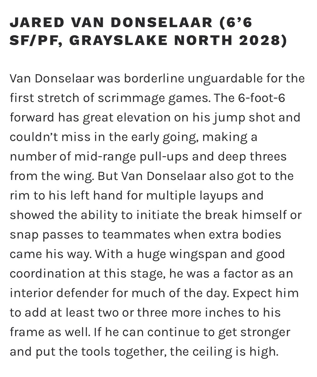 Jared Van Donselaar (@jaredvd33) on Twitter photo My write up for the <a href="/ILHoopProspects/">Illinois Hoop Prospects</a> spring showcase. The write up is an amazing description of my game and how to elevate myself to the next level. <a href="/GNHSboyshoops/">GNHS Basketball</a> <a href="/Sports4Illinois/">Illinois Sports Updates</a> <a href="/BreakawayBball/">Breakaway Basketball</a> My write up for the <a href="/ILHoopProspects/">Illinois Hoop Prospects</a> spring showcase. The write up is an amazing description of my game and how to elevate myself to the next level. <a href="/GNHSboyshoops/">GNHS Basketball</a> <a href="/Sports4Illinois/">Illinois Sports Updates</a> <a href="/BreakawayBball/">Breakaway Basketball</a>