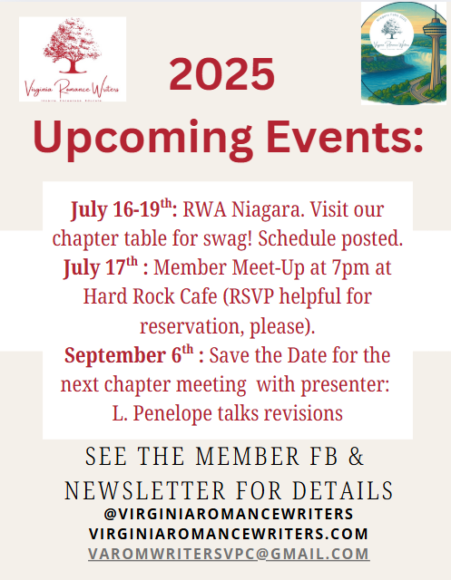 Virginia Romance Writers tweet media