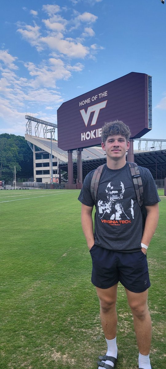 Another prospect camp in the books. Trying to accomplish my dreams. <a href="/HokiesFB/">Virginia Tech Football</a>