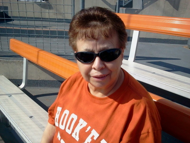 With <a href="/TexasSoftball/">Texas Softball</a> winning the National Championship, thinking about Elisa, my mother-in-law, who lived with <a href="/YvetteHolen/">Yvette Holen</a> and I for 14 years and cheered on the team with us. While Elisa passed in December before the start of the season, I am sure she was watching from above.