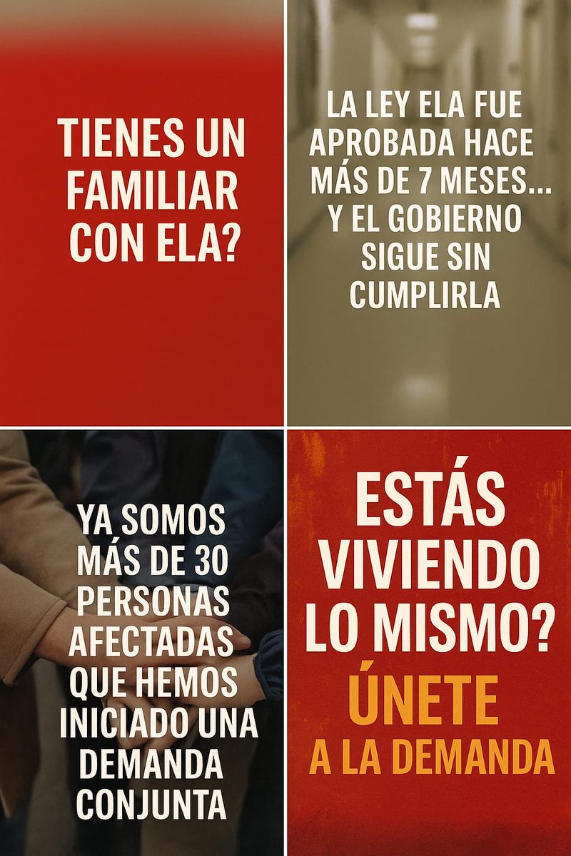Rakel Estuñiga (@estunigarakel) on Twitter photo La #LeyELA fue aprobada en octubre.
Han pasado más de 7 meses, el Gobierno sigue sin cumplirla.
Estamos organizando una demanda conjunta contra el Gobierno.
Ya somos más de 30 personas unidas todavía puedes sumarte.
Si tú también estás viviendo esto, escribe a <a href="/YolandaDn44/">Yolanda Delgado</a> La #LeyELA fue aprobada en octubre.
Han pasado más de 7 meses, el Gobierno sigue sin cumplirla.
Estamos organizando una demanda conjunta contra el Gobierno.
Ya somos más de 30 personas unidas todavía puedes sumarte.
Si tú también estás viviendo esto, escribe a <a href="/YolandaDn44/">Yolanda Delgado</a>