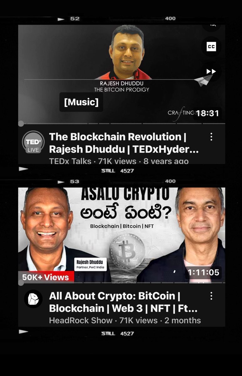 8 years vis a vis 2 months. What has changed? Has the tech become more acceptable or interest levels in tech have gone up? 

I debuted my #Tedx appearance with a talk on The Blockchain Revolution circa 2016 / 2017, a good long 8 years ago. This talk has clocked 71,000+ views over