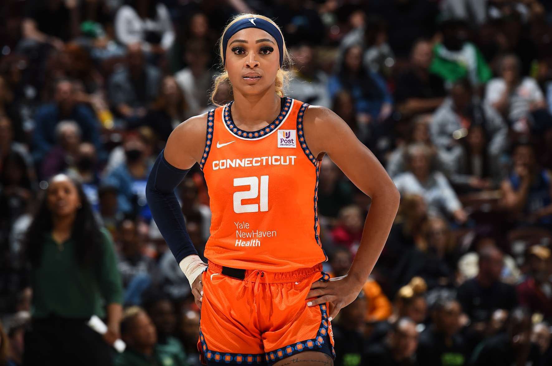 NBACentel on X: "The WNBA has fined DiJonai Carrington $47.50 for pulling  Sarah Ashlee Barker's ponytail during Monday's game, per league statement.  https://t.co/pP4tKDdyqq" / X