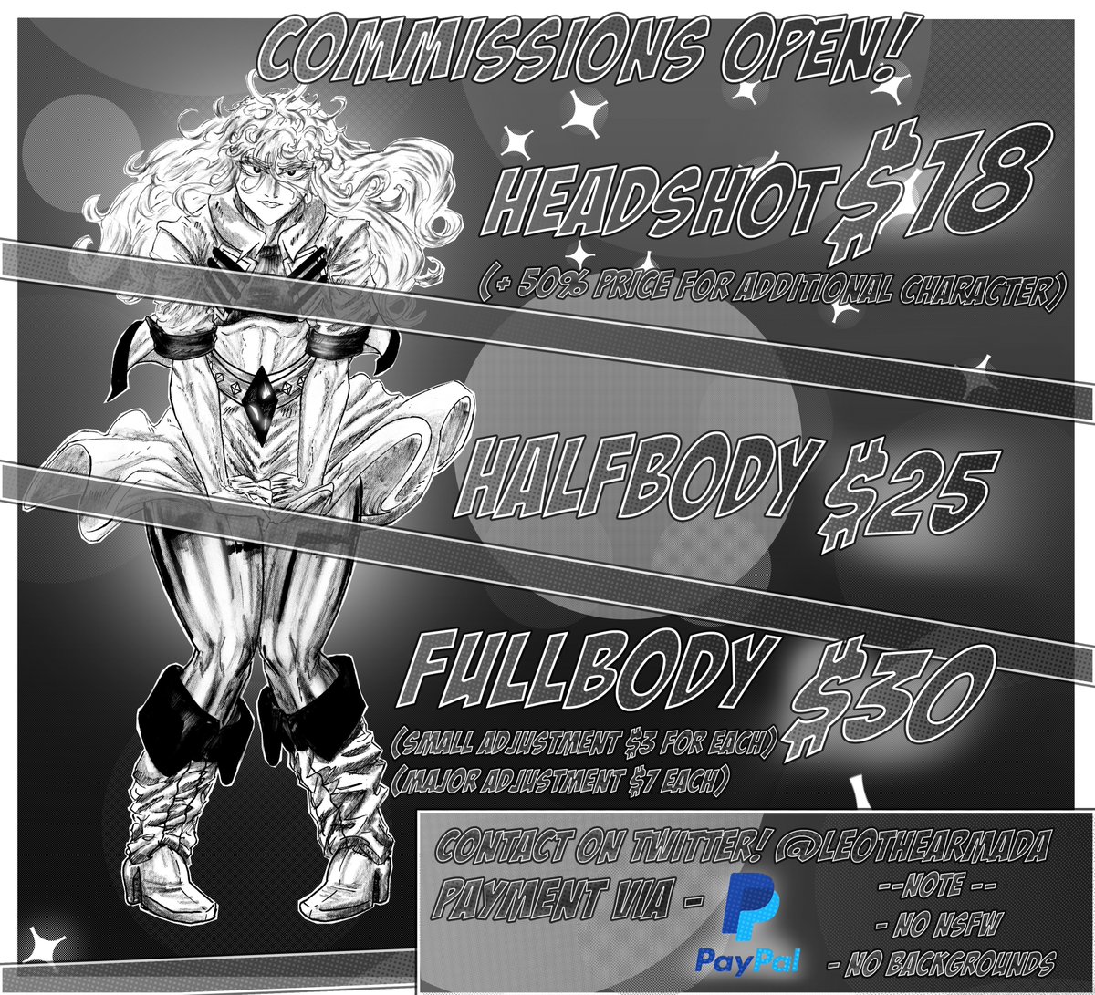 LeoTheArmada's tweet image. OPENING UP 4 COMMISSION SLOTS!
GIVE ME MONEY, NOW!!