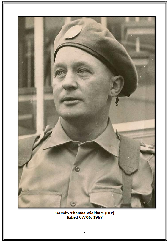 curraghhistory's tweet image. Remembering Comdt. Thomas P. Wickham, who’s anniversary occurs today. Comdt. Wickham was killed while serving as an UN Observer in Syria with the UNTSO Mission in 1967, may his sacrifice and that of his family be always remembered.
curragh.info/archives/Comdt…