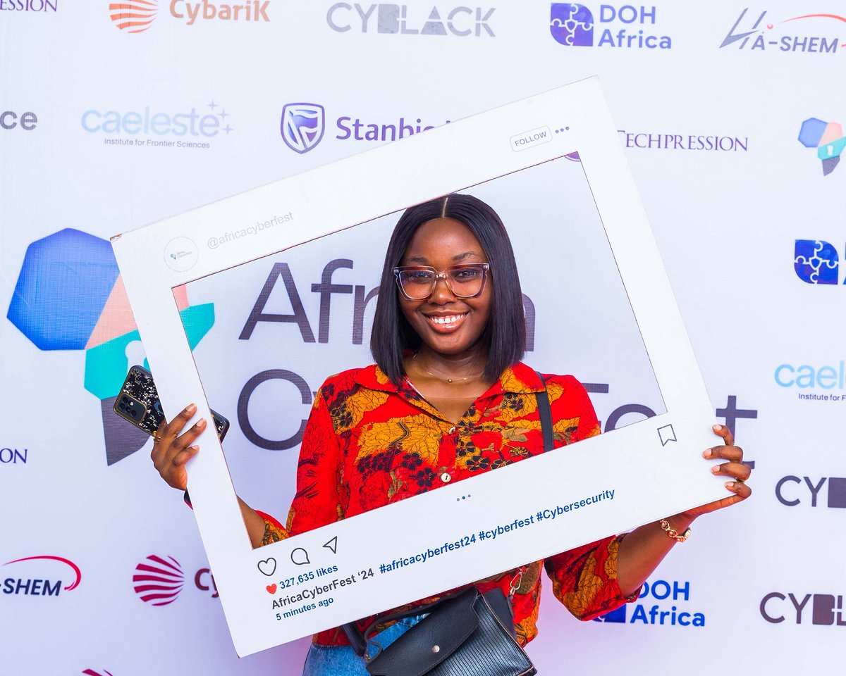 africacyberfest's tweet image. Strike a pose, cyber legends! 
Attendees were capturing memories and flexing their #AfricaCyberFest vibes at our picture stand. Because every great experience deserves a snapshot.
Tag us if you took yours!
#AfricaCyberFest #AfricaCyberFest2025 #CyberLegends #CaptureTheMomentโฆ