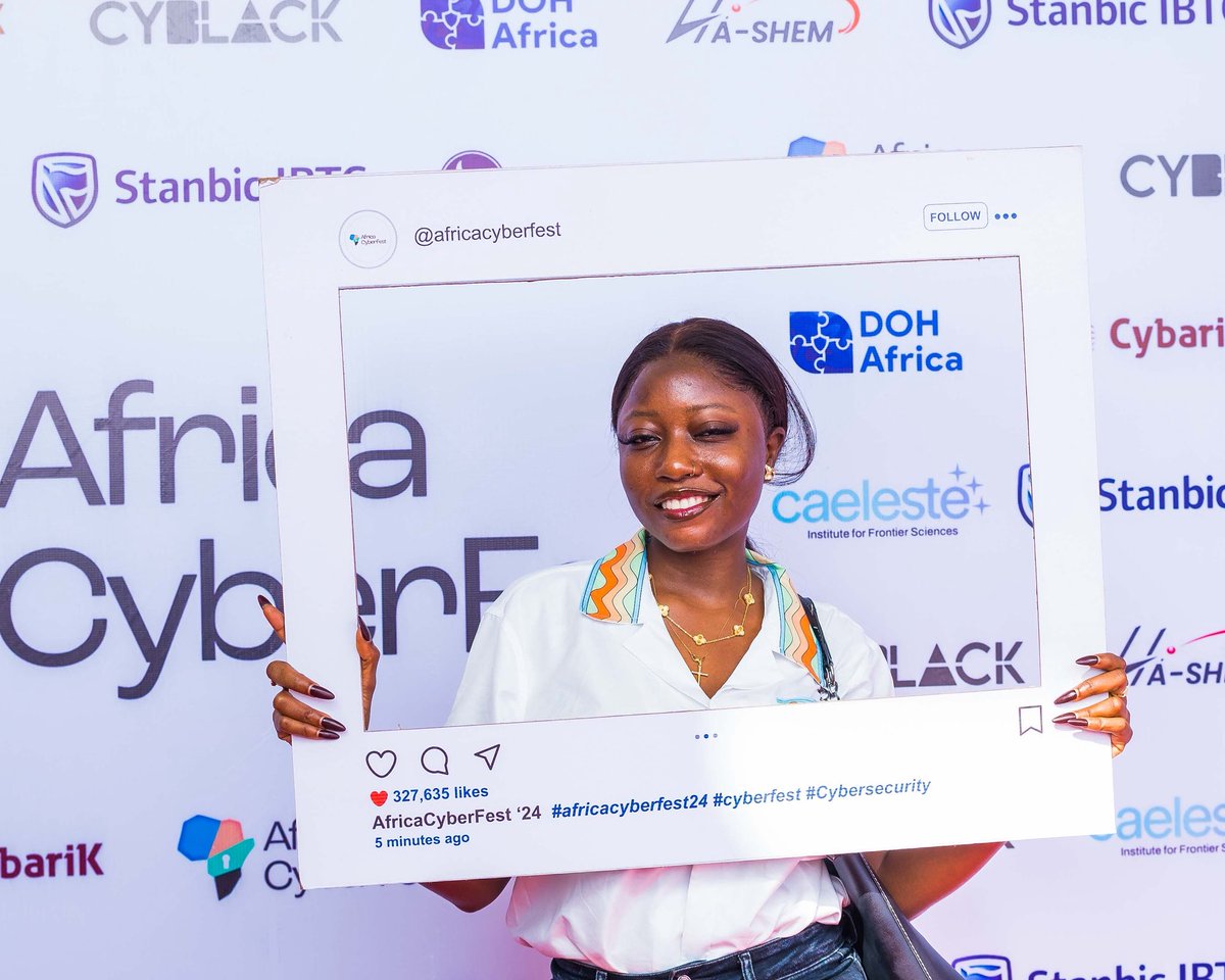 africacyberfest's tweet image. Strike a pose, cyber legends! 
Attendees were capturing memories and flexing their #AfricaCyberFest vibes at our picture stand. Because every great experience deserves a snapshot.
Tag us if you took yours!
#AfricaCyberFest #AfricaCyberFest2025 #CyberLegends #CaptureTheMomentโฆ