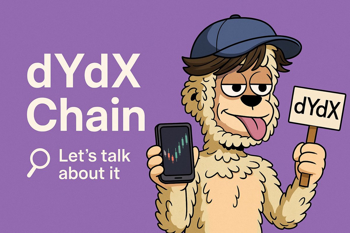 porishap1's tweet photo. Did you know dYdX now runs on its own blockchain ๐งฑ
It's the dYdX Chain built on Cosmos SDK and Proof of Stake secured
It's faster more secure and fully decentralized
Let's talk about what that really means ๐
#dydx #dYdXChain #DeFi https://t.co/s7U2WJICxJ