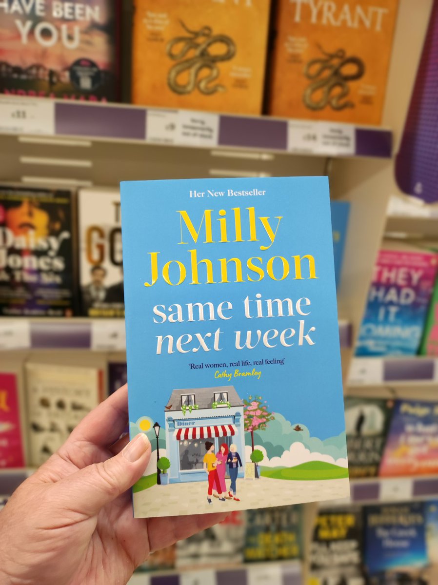 Sara-Jade Virtue (@bookminxsjv) on Twitter photo #SameTimeNextWeek, absolutely popping off the shelf in <a href="/sainsburys/">Sainsbury's</a> today!
'Milly writes with a huge heart about the challenges women face. Her stories celebrate triumph over adversity, the power of love, and the importance of friendship.' VERONICA HENRY #SameTimeNextWeek, absolutely popping off the shelf in <a href="/sainsburys/">Sainsbury's</a> today!
'Milly writes with a huge heart about the challenges women face. Her stories celebrate triumph over adversity, the power of love, and the importance of friendship.' VERONICA HENRY