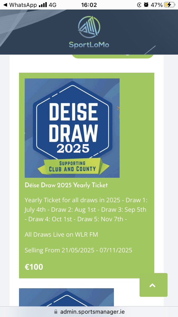 Deise Draw 2025
Get all the latest news on the Ballyduff Lower GAA app member.clubspot.app/club/ballyduff…