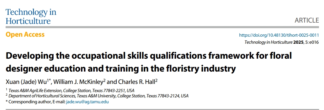 Horticultural Plant Research (@hortiplant) on Twitter photo #TiH
Floral designer skills profiled across U.S., U.K., Finland, India, and Singapore. Framework guides career development and addresses workforce challenges. 🌼 #FloristryIndustry #WorkforceDevelopment
<a href="/MaximumAcademic/">Maximum Academic</a> <a href="/NewPhyt/">New Phytologist</a>
Details: maxapress.com/article/doi/10… #TiH
Floral designer skills profiled across U.S., U.K., Finland, India, and Singapore. Framework guides career development and addresses workforce challenges. 🌼 #FloristryIndustry #WorkforceDevelopment
<a href="/MaximumAcademic/">Maximum Academic</a> <a href="/NewPhyt/">New Phytologist</a>
Details: maxapress.com/article/doi/10…