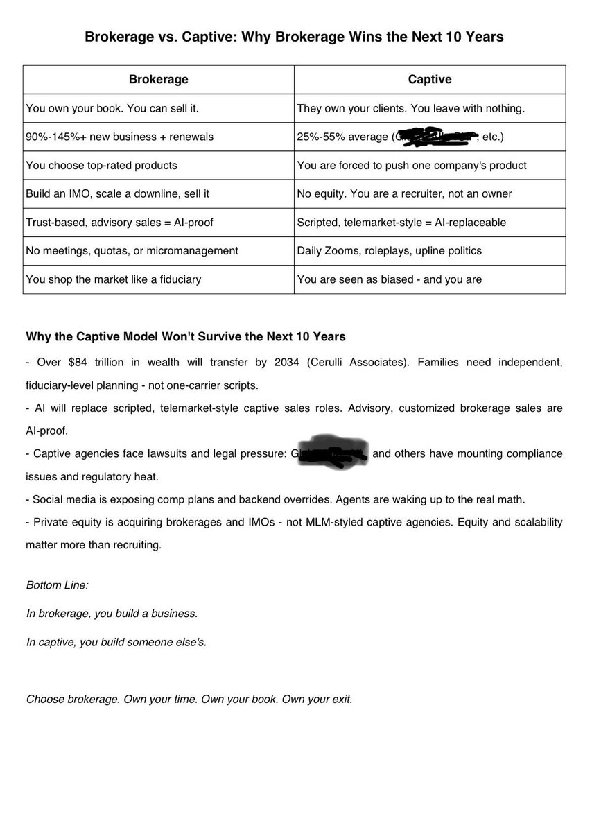 tristan_dlabik's tweet image. If you are in life insurance sales and have a brain read this