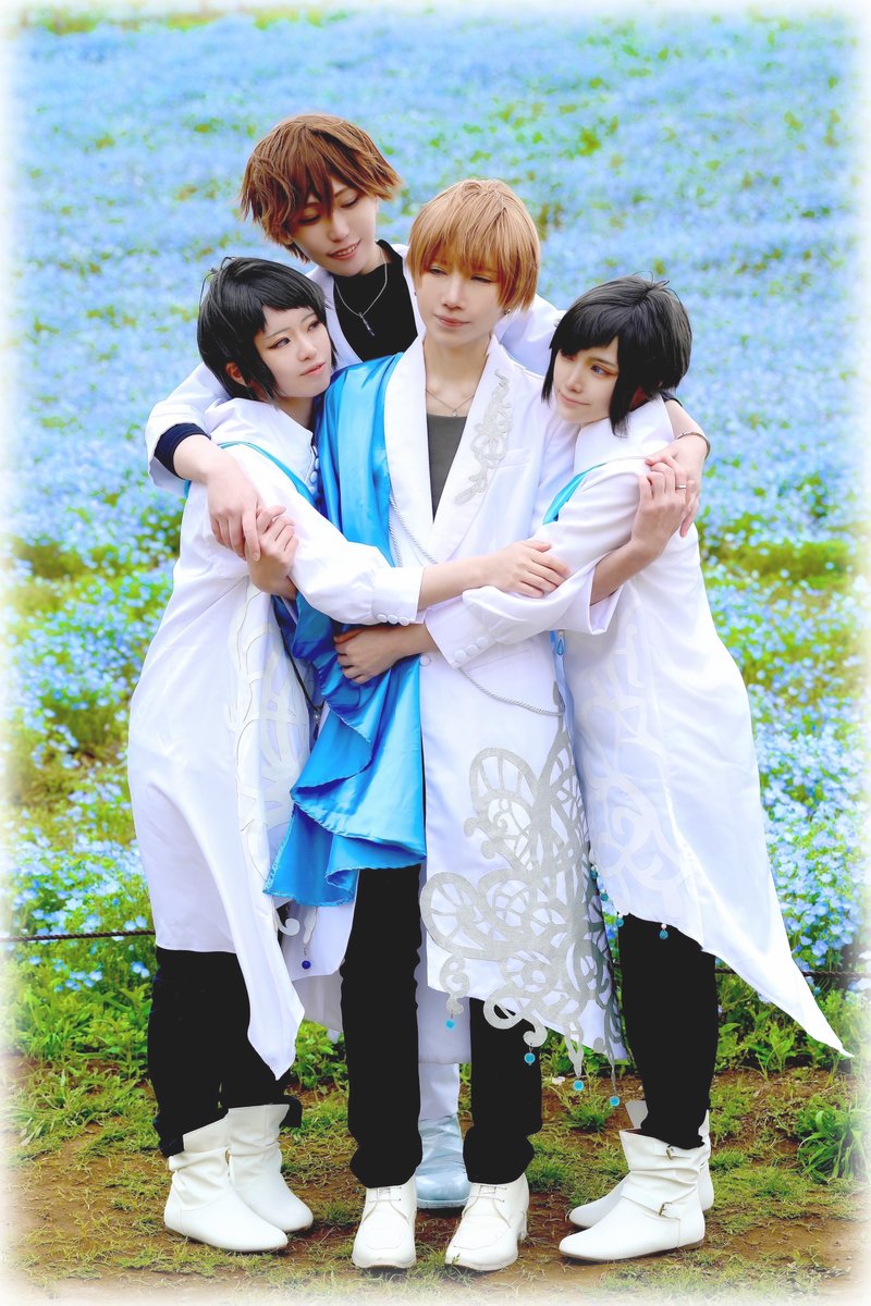 *｡🫧 COSPLAY / QUELL 🫧*｡

　HAPPY BIRTHDAY SHU 🩵

　　Wishing you
　　　lots of happiness
　　　　on your special day!

#和泉柊羽誕生祭2025
#和泉柊羽生誕祭2025

和泉柊羽：ひねこ
堀宮英知：おまむさん
久我壱星：れいさん
久我壱流：燈夜さん
Photo：ミスリルさん（<a href="/mithriltdd1/">mithriltdd1</a>）