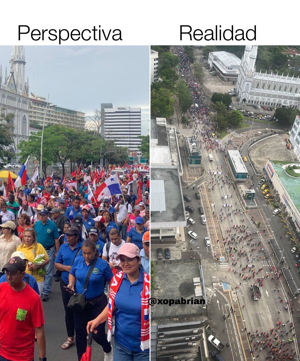 La óptica de las fotos engaña o te dice la realidad. 👀
