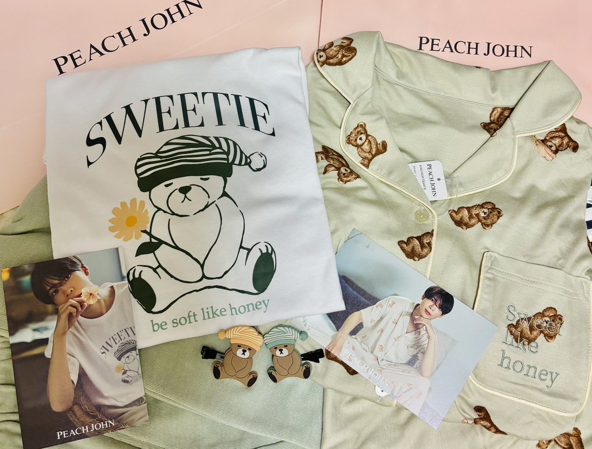 ピーチジョン くまTシャツパジャマセット ストア限定ハーフ