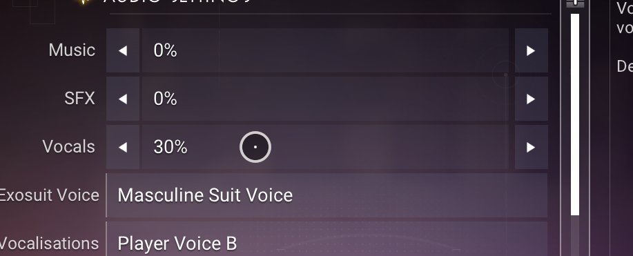 So <a href="/NoMansSky/">Sean Murray</a> did some updates to the audio in the game and yet, STILL won't let me click in this space to quickly set the volume to 30% or 70% or 50%. Instead we STILL have to tap repeatedly on one of those side arrows or wait as it very slowly progresses when the button is held