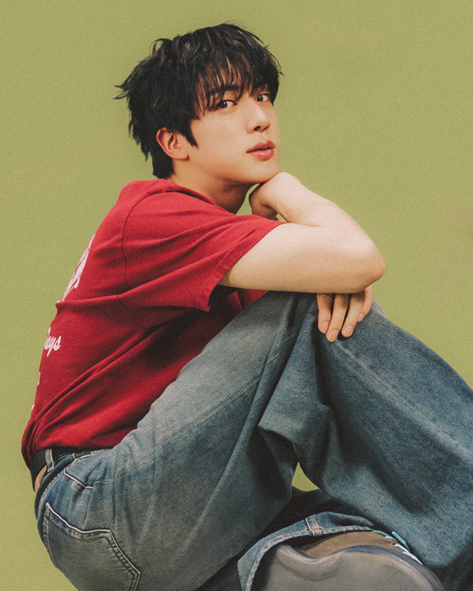 filmsforjin's tweet image. seokjin for this year&apos;s festa ❤️‍🩹📸