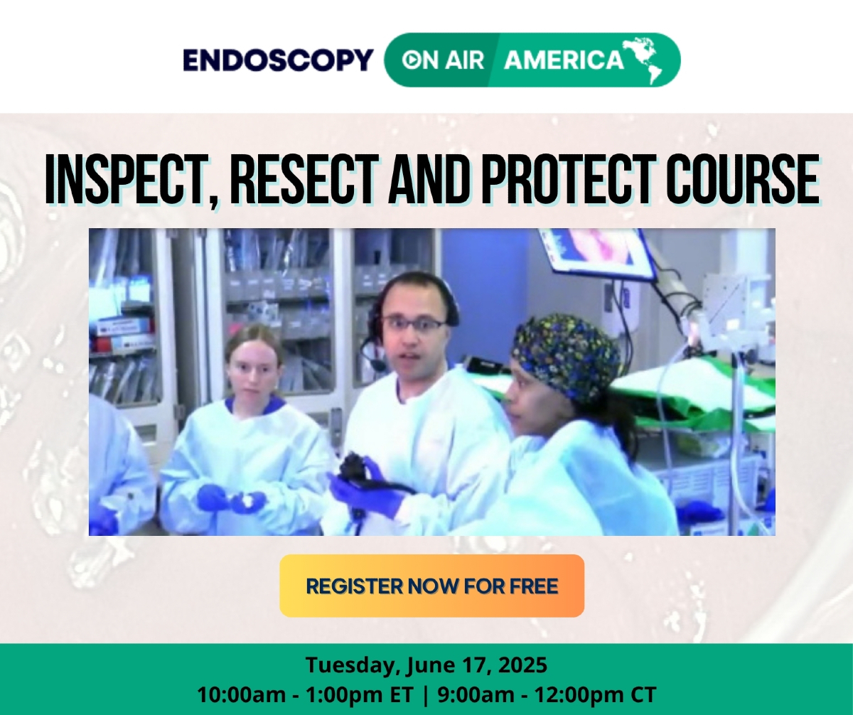 Endoscopy On Air (@endoscopyoa) on Twitter photo From Global to Focused — the action doesn’t stop! 🙌🏼
After the success of our Global Endoscopy on Air, we now zoom in on one of the most practical and high-impact online events for advanced endoscopists:
Inspect. Resect. Protect.
Streaming live on the Endoscopy on Air Americas, From Global to Focused — the action doesn’t stop! 🙌🏼
After the success of our Global Endoscopy on Air, we now zoom in on one of the most practical and high-impact online events for advanced endoscopists:
Inspect. Resect. Protect.
Streaming live on the Endoscopy on Air Americas,