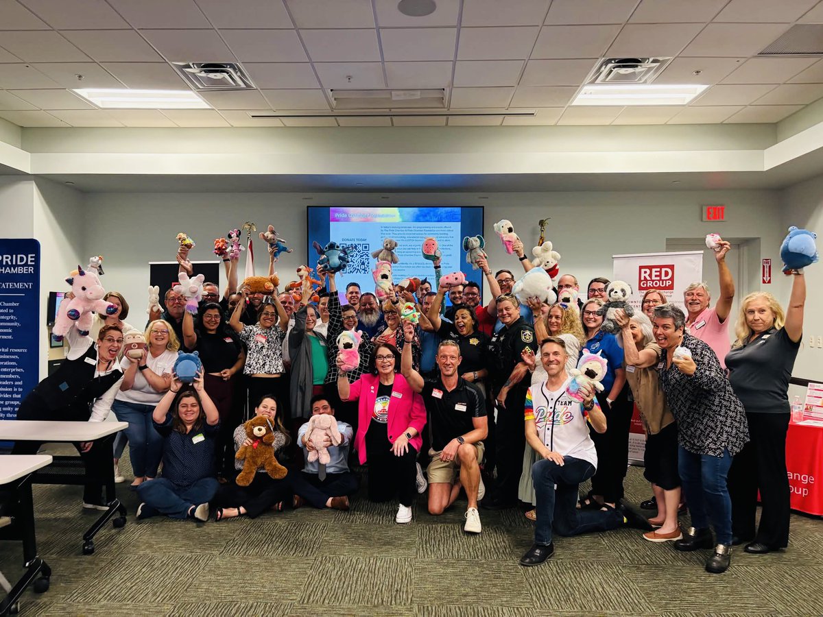 Brandon_Orl's tweet photo. Thank you to The Pride Chamber for your donation of stuffies for children in our local community! We cherish your partnership with local law-enforcement! ❤️ https://t.co/ZUATJoGe1G