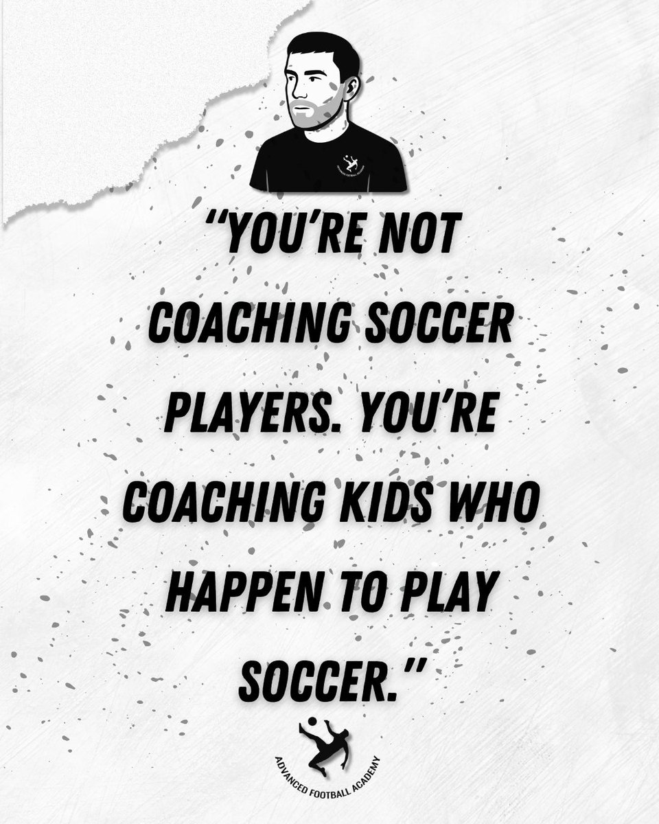 You are not coaching soccer players,
You are coaching kids who happen to play soccer.

Most coaches end up:
- Hated
- Ineffective
- Frustrated

Because they don't remember that drills, tactics and knowledge are of no use, if you can't get through to the kids you are coaching.