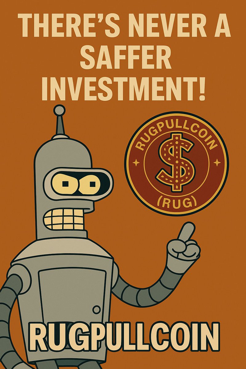 RugCoin_pull's tweet image. Things are moving FAST 🧨
Community growing, vibes unmatched, timeline heating up.
If you&apos;re not in yet — you&apos;re gonna wish you were.

Join the madness.
🧠 Telegram: t.me/+e9K447eBrN42Y…

🚀 #RugPullCoin $RUG #memecoin #crypto